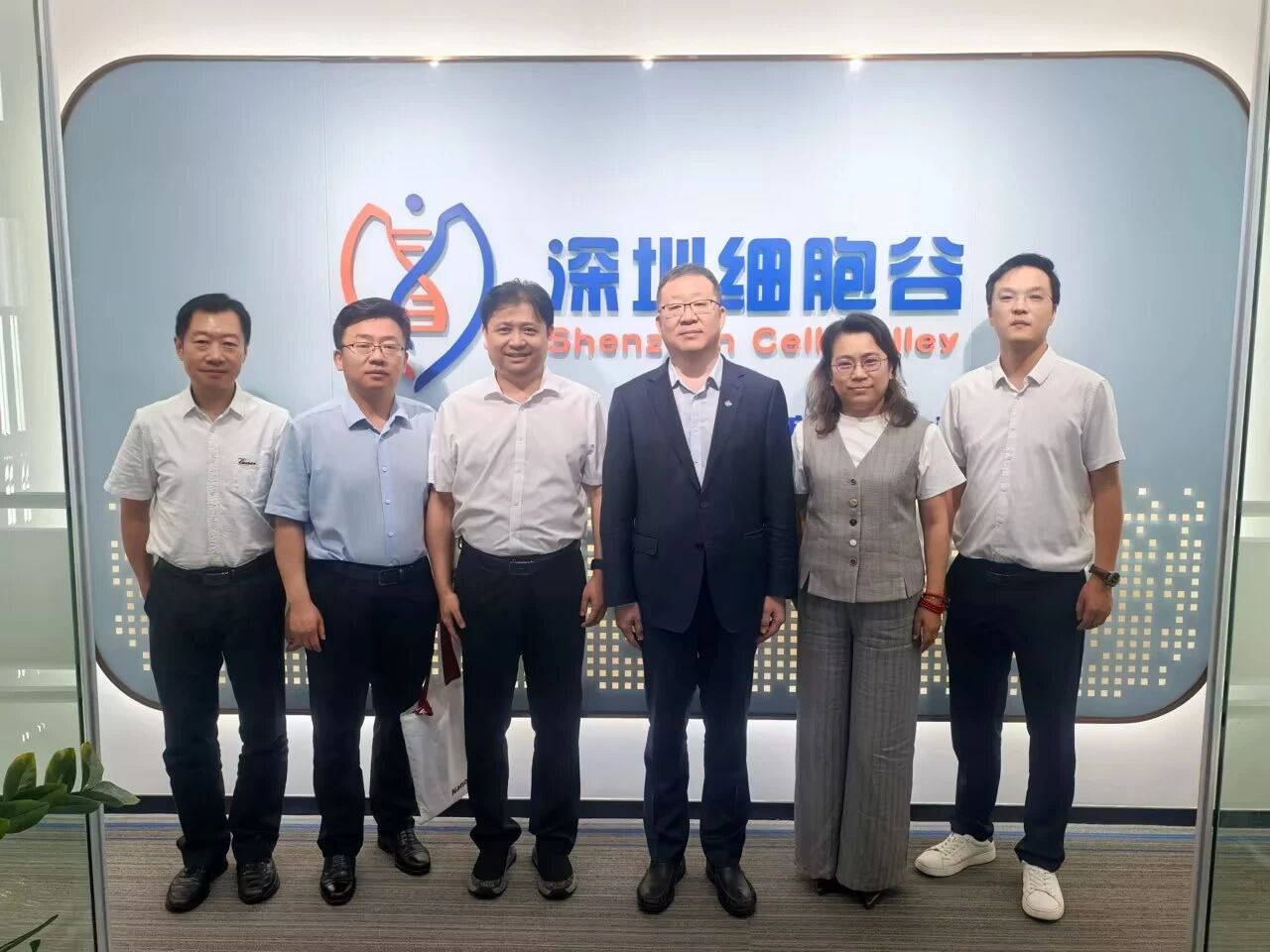 中国医药董事长杨光一行到访深圳球客岛APP官网考察研讨